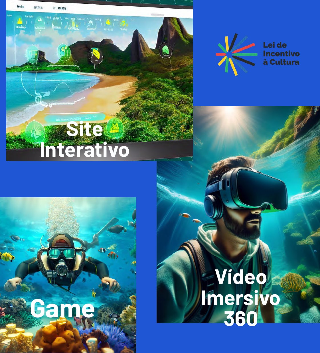 Imersão 360° · site, game e filme imersivo