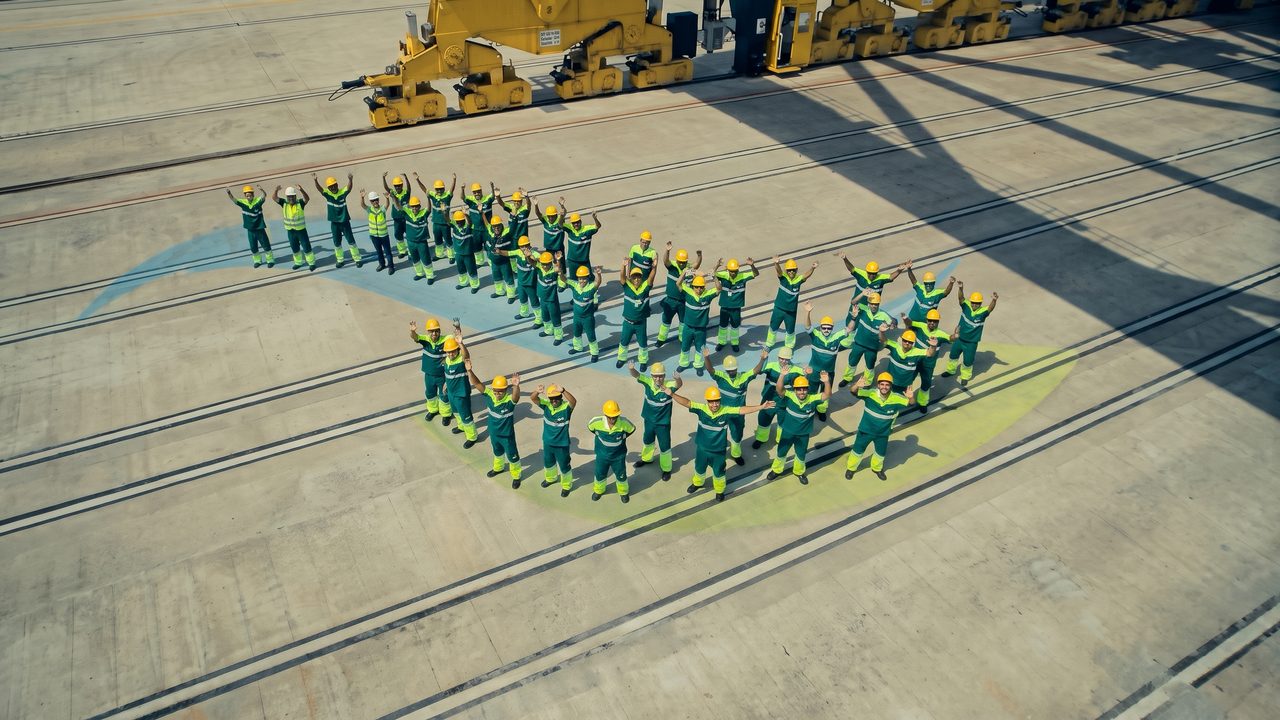 Inauguração da Brasil Terminal Portuário · BTP · Porto de Santos